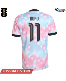 Günstige Belgien Jeremy Doku #11 Auswärtstrikot WM 2026 Kurzarm
